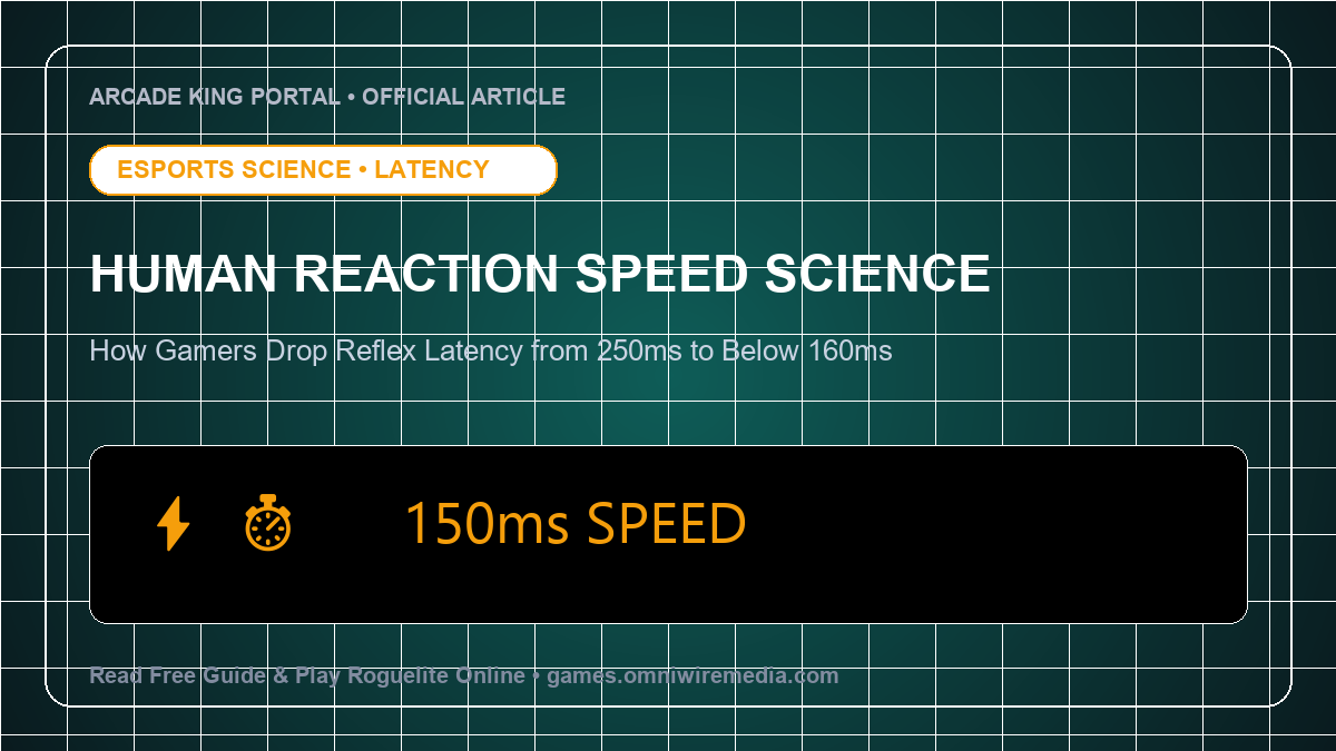 The Science of Human Reaction Time in Gaming: How to Drop from 250ms to 160ms